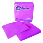 Serviettes double point fuchsia 38 x 38 cm