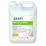 ORAPI Liquide de rinçage vaisselle toutes eaux Ecocert - 5 Litres