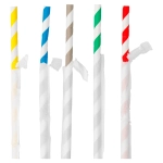 Pailles papier enveloppées