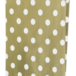 Pochette cadeau pois blanc 7 x 12 cm