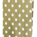 Pochette cadeau pois blanc 18 x 6 x 35 cm