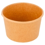 Pots à glaces 120 ml kraft brun - Pots à glace