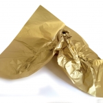 Papier mousseline or 50 x 75 cm