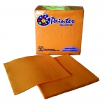 Serviettes double point orange 38 x 38 cm