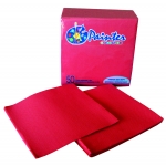 Serviettes double point rouges 38 x 38 cm