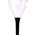 Verres à vin pied chocolat