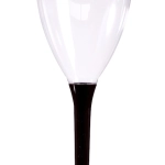Verres à vin pied chocolat